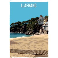 AF523 - Lot de 5 Affiches Llafranc - 20x30cm